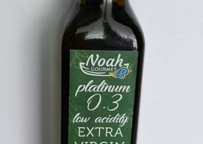 extra virgin olive oil -Ultra low acidity